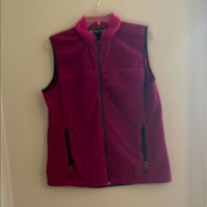 REI Women's Fleece Vest - Magenta in color Large